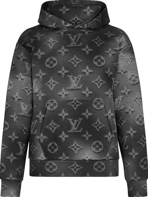 black and white louis vuitton hoodie|louis v monogram hoodie.